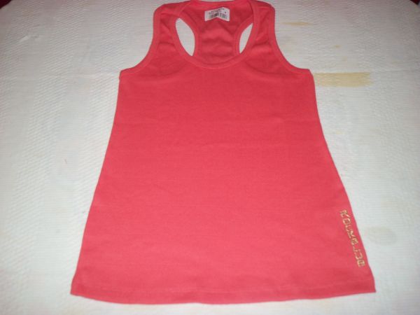 blusinha feminaina cor laranja tamanho gg  sem manga